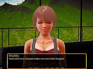 my new family game with blonde