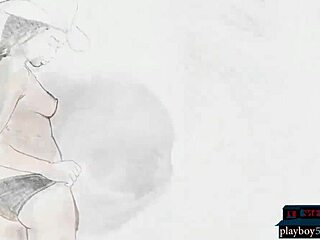 Curvy black milf briana ashley rips clothes in striptease on ranch outdoor