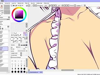 Hentai Speed Drawing - Part 3 - Flats & Shading