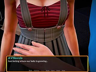 my new family game with blonde