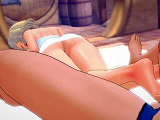 يا رجل غوين ستاكسي مبللة بعد الدش ميتة تسقط المنشفة لنيك إباحي