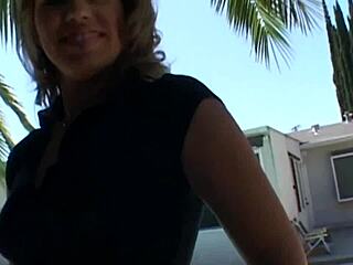 Spicy brunette girl takes huge cock in her ass