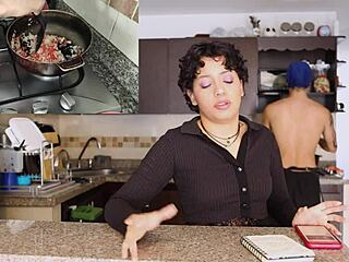 Arroz Biryani listo, ¡luego ese culito petite se lleva anal profundo!