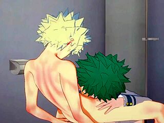 Hentai Gay My Hero Academia avec sperme et creampies