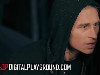 michael vegas and joanna angel go rough with outdoor anal camping adventure