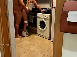 Petite Whore Bent Over For Boyfriend's Creampie