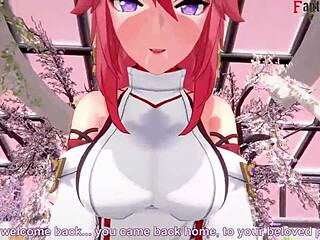 yae miko sucks pov in genshin fantasy
