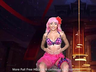 Teen Cosplay Scathach Drips in Wild Masturbation Frenzy!