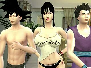 Milk madre esposa ep 5, hot mama chichi drilled by sons in kitchen anal all day 😳