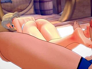 Hey, Gwen Stacy is still wet post-shower, dying to drop the towel for adult fun!