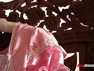 kimmy granger's tight pussy gets pounded by a massive cock in rough action