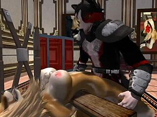 Oye, ¿alguna vez has follado con un furry yiff con polla monstruosa en 3D?