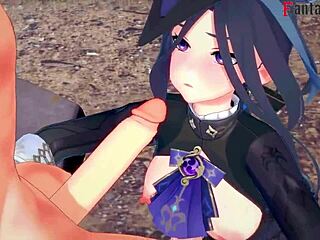 Clorinde Screws Wild in 3D Genshin Impact Fantasy Cartoon Scene. Full FantasyKing3 Action!