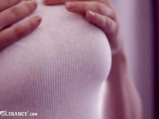 All Natural Busty Beauty Oiled Up for Relaxation