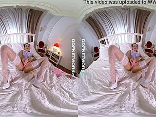 Watch Sasha Rose Finger Fuck Herself In Virtual Reality With Athletic Glamour And Intense Orgasm.