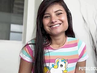 Putalocura - Exotic Colombian Sofia Mayers Fucks and Swallows Cum.