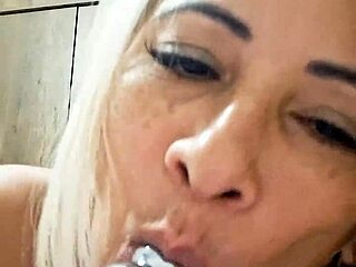 Milf Playing With Dildo In Her Pussy