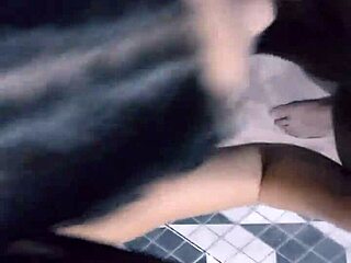 Débora Andrade Sucks Big Black Cock On Bathroom Floor