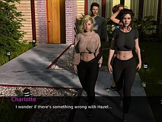 I-I mean, nursing back to pleasure with Lisa getting braver and braver in this homemade game.