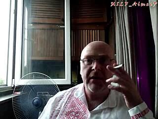 Aimee milf spreads legs with dirty talk