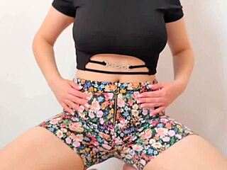 Hot Girl Flaunts Big Boobs in Cute Amateur Action