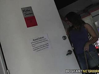 Natasha Nice Tries Anal with Huge Black Cock at Gloryhole