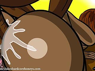 สาวอวบดำตูดโตโดนควยยักษ์เย็ดรูตูด