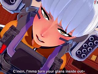 Valkyrie gives blowjob in POV sex fantasy