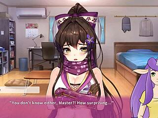 sexy ninja maid serves master in ninnin days part 4.