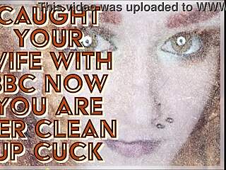 caught your wife with big black cock, now you're her clean up cuck