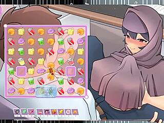 การ์ตูนเฮ็นไต Milfin สาวมุสลิมเจ้านายจัดงานนมใต้โต๊ะ