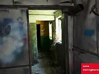 Gothic teen Doreen sucks dick in POV scene.