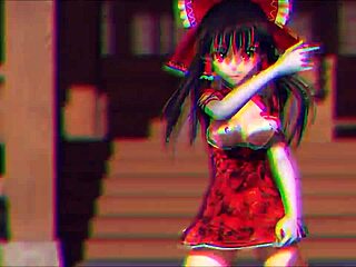 REIM FROM TOUHOU EXPLORES PINKCAT IN THIS HENTAI STORY