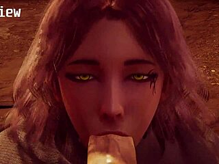 엘든 링 멜리나가 3D 헨타이 무검열 애니 섹스에서 딥스로트 해!