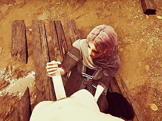 エルデンリングのMelinaが3Dヘンタイ無修正アニメセックスでディープスロート