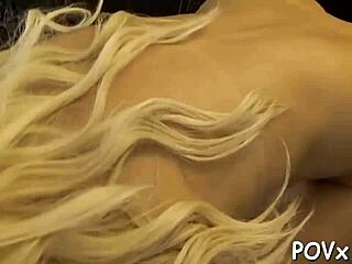 cutie exposes pussy for rough pov fucking