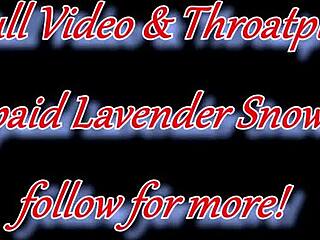 beautiful goth spreads her pussy, then gets a deepthroat facefuck that fills her stomach.