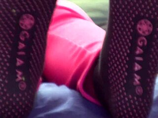 toe socks ignite her desire in a steamy bedroom session