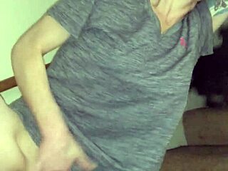 Wife Rubbing Pussy On Stairs