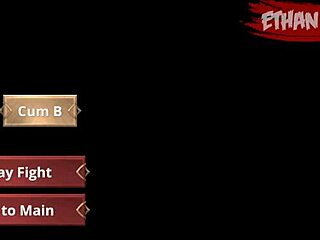 ethan battles slutania in wild naked 3d wrestling action