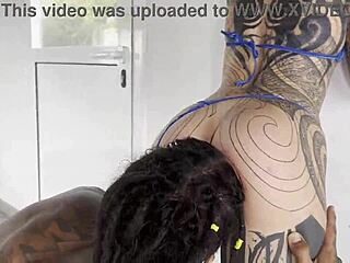 i met this sexy tattooed princess at training with damilvvs