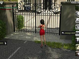 Anime girl hides anal plug in 3D hentai scene 😏