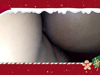 Brazilian guys enjoy a special Christmas anal fucking session