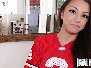 Alexis Rodriguez Caught by Pervs on Patrol for Mofos Com