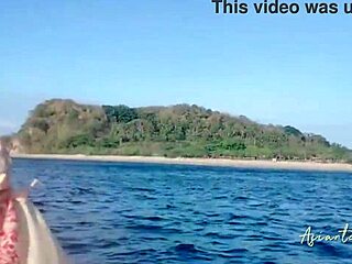 beach fun with jet ski, cumshot in tight pussy 😜