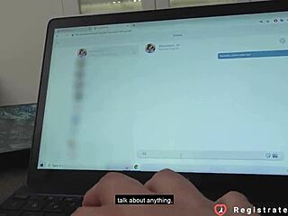 Seks kencan pertama Spanyol dengan brunette Camila Palmer