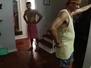 little horny girl in anime hentai orgy backstage