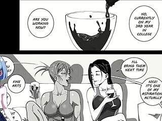 ¡Noche loca de chicas hentai salvajes en acción anime raw!