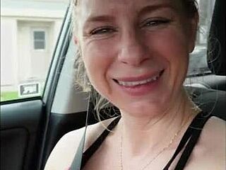 fit milf, wanna see me banged in car after gym?