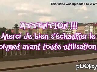 Big ass blonde in lingerie fingers her shaved pussy, seeking huge cock 😈